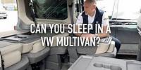 Can You Sleep in a VW Multivan?