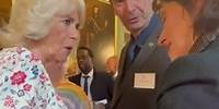 Queen Camilla meets one of her FAVOURITE authors Sir Ian Rankin