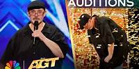 Richard Goodall Receives The GOLDEN BUZZER For "Don't Stop Believin'" | Auditions | AGT 2024