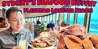 Flathead Lobster Seafood Feast Over Sydney Australia | The SkyFeast Buffet at Sydney's SkyTower