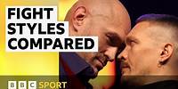 Tyson Fury vs Oleksandr Usyk - Which fighter has the superior boxing style? | BBC Sport