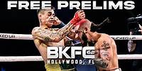 BKFC 62 HOLLYWOOD COUNTDOWN SHOW AND FREE PRELIM FIGHTS | LIVE!