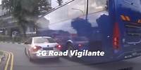 1jul2024 acccident btw bus #PD8778 & vw jetta #SLD5048S while turning left