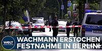BERLIN: "Am Zoologischen Garten festgenommen!" - Wachmann in Flüchtlingsunterkunft niedergestochen!