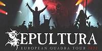 Experience Sepultura's "Quadra Tour Europe 2022" with Sacred Reich and Crowbar in this Recap Video!
