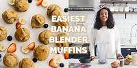 EASY Flourless Banana Blender Muffins