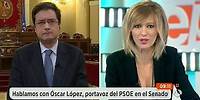 Óscar López: "Espero que Podemos recapacite y no frene más el cambio"
