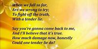 Restless Heart - Tender Lie Lyrics