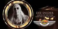 Dee Snider's For the Love of Metal - Top Rock News People's Choice Award Album of the Year!