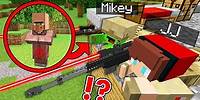 How JJ and Mikey Became Secret Snipers in Minecraft - Maizen