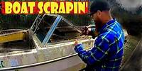 LETS GO SCRAPPING! Scrapping out an inboard boat and more.