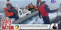 Inflatable boat ng pcg na magsasagawa ng marine research, ginitgit ng China Coast Guard... | SONA