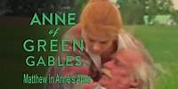Matthew in Anne's arms - Anne of Green Gables