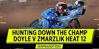 Doyle Hunts down the Champ ⚔️ Heat 12 #GermanSGP 2024 | FIM Speedway Grand Prix