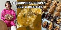 3 Nourishing Recipes to Eat Postpartum (from a Dietitian), My Fav Dessert, High Protein Tips & more!