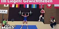 Gewichtheben im Liegen | DieMaus | WDR