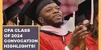 Highlights from BU College of Fine Arts 2024 Convocation