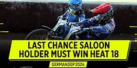 A MUST WIN for Holder 💥 Heat 18 #GermanSGP 2024 | FIM Speedway Grand Prix