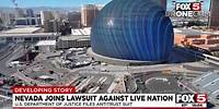 Nevada joins lawsuit against Live Nation