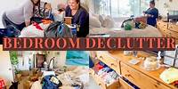 BECKY'S LAST BIG DECLUTTER BEFORE MOVING!! Bedroom Declutter With Friends 🥳 🏡