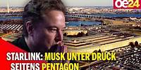 Starlink: Musk unter Druck seitens Pentagon