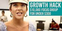 Save $10,000 Starting a Business — Product Focus Group Growth Hack