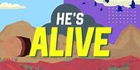 Yancy - He's Alive He's Alive [OFFICIAL MUSIC LYRIC VIDEO] for Easter Worship for Kids & Families