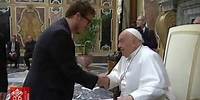 Fui ao Vaticano conhecer o Papa pessoalmente!