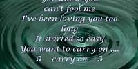 AIR SUPPLY LOST IN LOVE WITH LYRICS