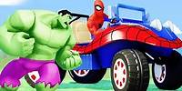 Spider-man Cars cartoon game video for funny | Games Music with Jony TV