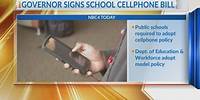 Governor Mike DeWine signs school cellphone bill