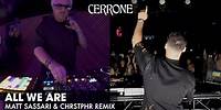 Cerrone - All We Are (Matt Sassari, CHRSTPHR Remix) [Official Visualiser]