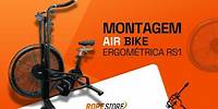 Montagem Air Bike Ergométrica RS1 Rope Store