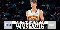 Matas Buzelis Sits Down With Shams Charania to Discuss the NBA Draft and His Future in the League