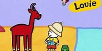Antilope - Louie dibujame un antilope | Dibujos animados para niños
