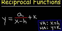 Reciprocal Functions - Basic Introduction