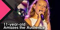 11-year-old Emma-Sophie Amazes the Audience with her INCREDIBLE Voice - Wendy Kokkelkoren