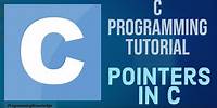C Programming Tutorial for Beginners 23 - Pointer in C programming | C Pointers (With Examples)