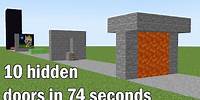 10 hidden doors in 74 seconds
