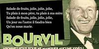 Bourvil - Salade de fruits - Paroles (Lyrics)