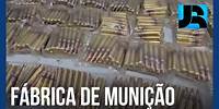 Polícia do RJ fecha fábrica clandestina de munição suspeita de abastecer facção criminosa