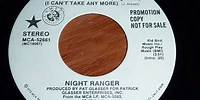 Night Ranger - Four In The Morning (I Can't Take Any More) 45rpm