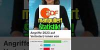ZDF manipuliert Statistik zu ihren Gunsten!