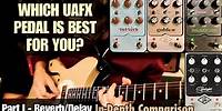 Ultimate UAfx Comparison - Part I - Reverb/Delay (DelVerb/Galaxy/Golden) Universal Audio