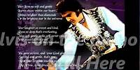 Elvis Presley- It's Still Here- with Lyrics-Beautiful song