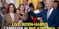 WATCH LIVE: President Biden & VP Harris hold campaign rally in Philadelphia, PA