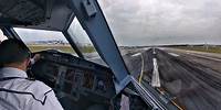 Airbus A320 SMOOTH Cockpit Landing at London Gatwick [Manual Landing] | GoPro Cockpit View