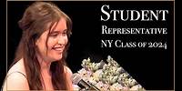 2024 NY Graduation - Emily Rosen Speech