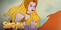 She-Ra lidera um povoado contra a Horda | She-ra: A Princesa do Poder
