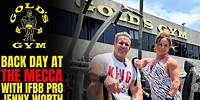 BACK AT GOLDS GYM VENICE CALIFORNIA